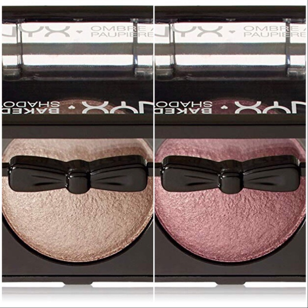Nyx Baked Eyeshadow In Snowstorm & Posh